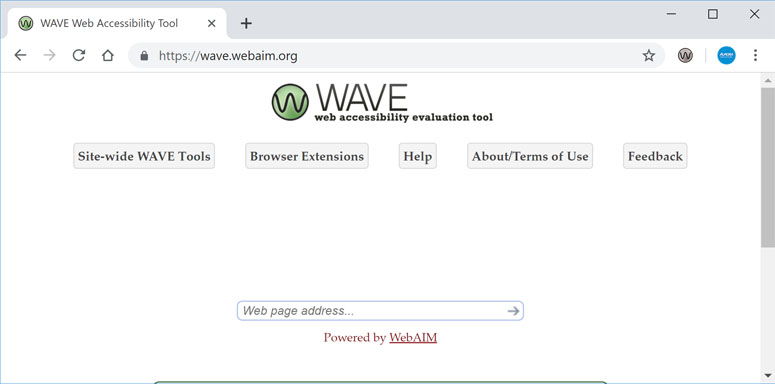 Wave Accessibility Tool